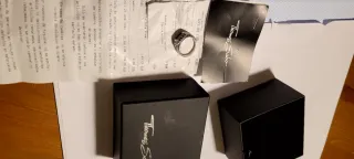 Anillo Thomas Sabo Plata S925 y piedra Onix