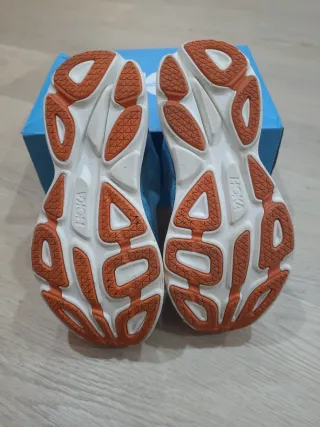 Hoka Bondi 8 Talla 42 2/3 Azul/Naranja