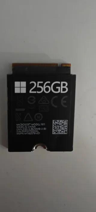 SSD 256GB NVMe M.2 2230 Microsoft