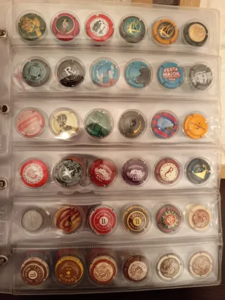 Colección chapas  cava 1€ por chapa