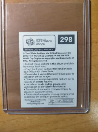 Cromo Cristiano Ronaldo Mundial Alemania 2006