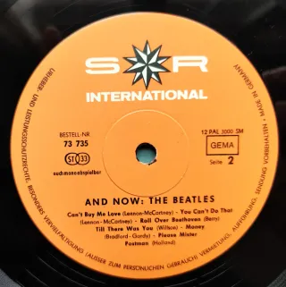 LP 1966 🇩🇪 THE BEATLES - AND NOW: THE BEATLES