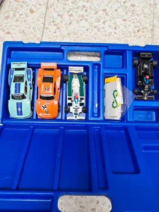 Scalextric GT.15 y GP.21, Cajas pistas, accesorios