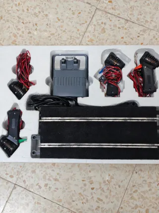 Scalextric GT.15 y GP.21, Cajas pistas, accesorios