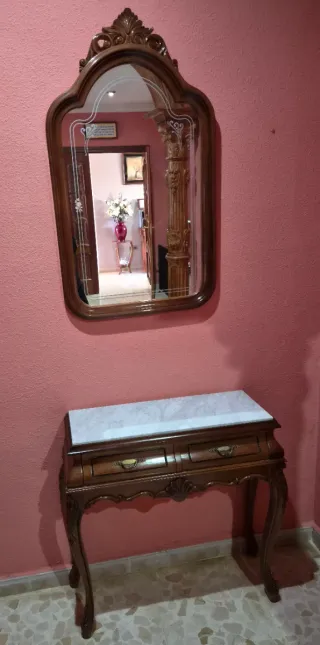 Mueble tocador con espejo