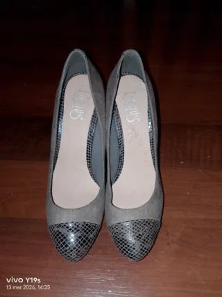 Zapatos de tacón de ante