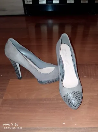 Zapatos de tacón de ante