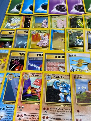 58 cartas pokémon BASE SET 2 inglés