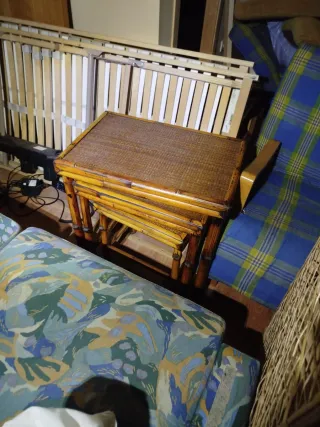 3 Comodini in bambù