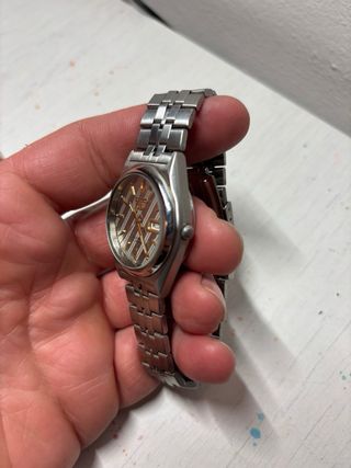 Orologio Seiko Automatico Grigio Oro