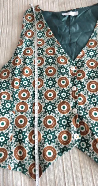 Chaleco estampado Made in Italy