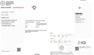 Anillo Oro 14K 6 Diamantes Naturales