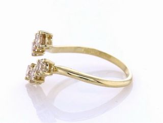 Anillo Oro 14K 6 Diamantes Naturales