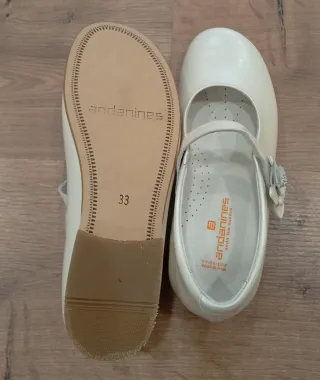 Zapatos de vestir blancos Talla 32
