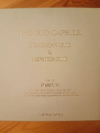 Perfume " BOHEMIAN OUD & HISPER OUD" 2× 50 ML.ZARA