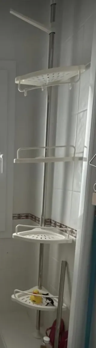 Estantería telescópica baño