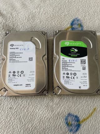2 Discos Duros Seagate 1TB SATA AF
