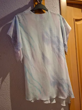 Blusa Verano Fiesta Manga Corta