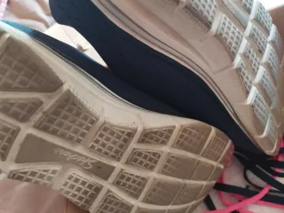 Zapatillas Skechers Azul y Rosa