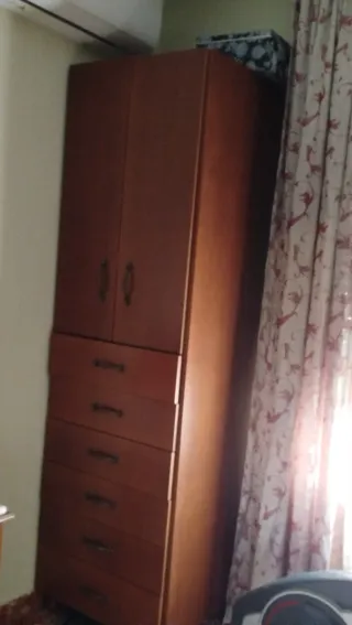 Armario de madera 60cm x 2m