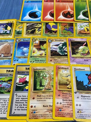 38 cartas pokémon NEO GENÉSIS inglés