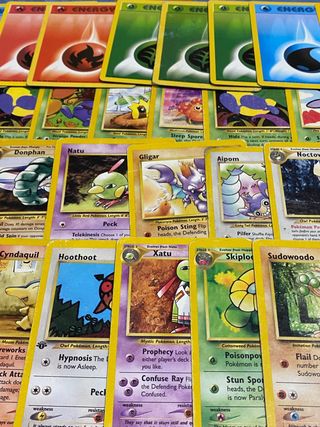 38 cartas pokémon NEO GENÉSIS inglés