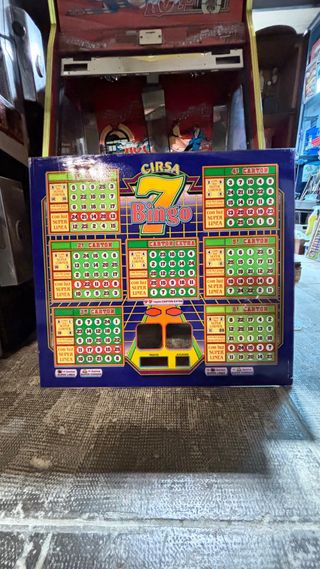 Bingo 7 Cirsa Plástico pinball