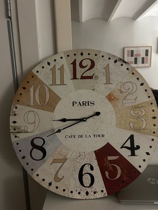 Reloj de Pared Decorativo Paris