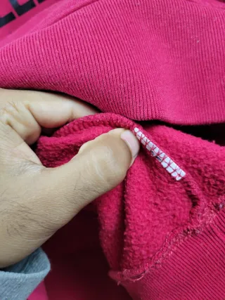 Sudadera con capucha Hollister Roja Talla L