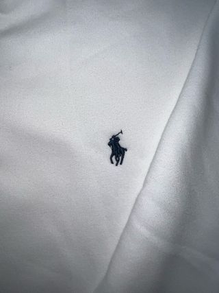 Sudadera Ralph Lauren Blanca Media Cremallera