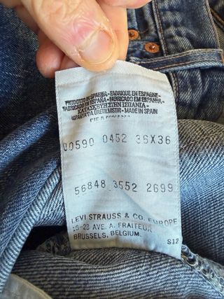 Levi's 590 04 Vintage Anni '90 W36 L36