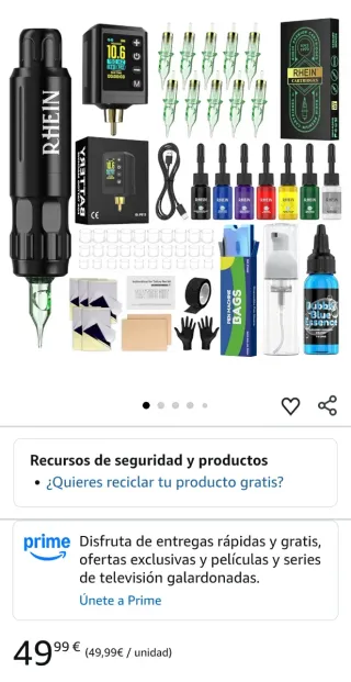 Kit inicio Tatuaje PRECINTADO
