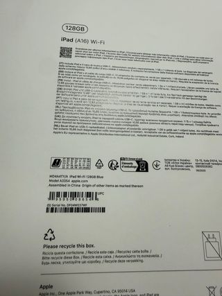 iPad 11 Wifi 128GB Azul