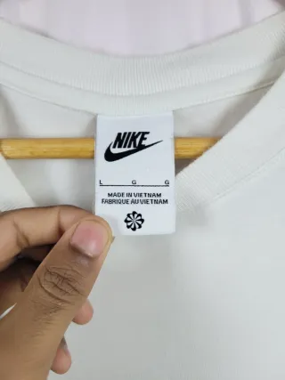 Camiseta Nike con estampado Blanca Talla L
