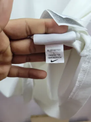 Camiseta Nike con estampado Blanca Talla L