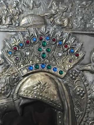 Icono Ruso Virgen María y Niño Jesús