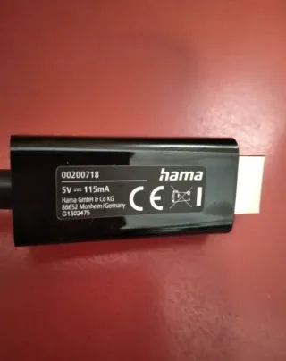 Cable Hama HDMI + USB - C