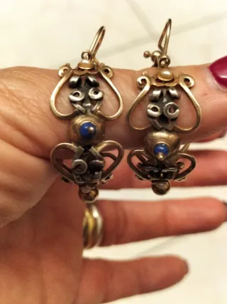 Orecchini Argento 925 Stile Borbonico