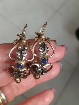 Orecchini Argento 925 Stile Borbonico