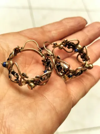 Orecchini Argento 925 Stile Borbonico