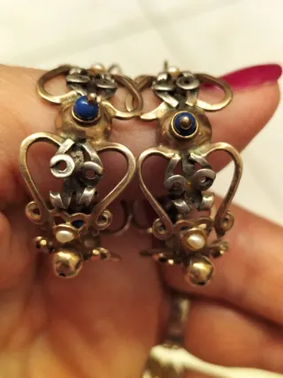 Orecchini Argento 925 Stile Borbonico