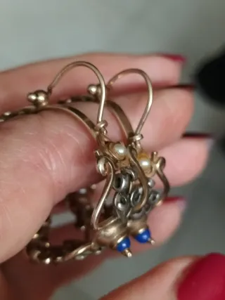 Orecchini Argento 925 Stile Borbonico