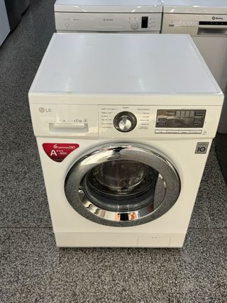 Lavadora LG 8kg Carga Frontal Blanca