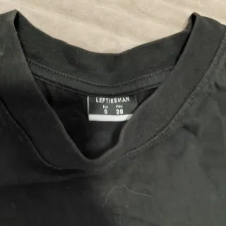 Camiseta Negra Lefties Talla S Algodón