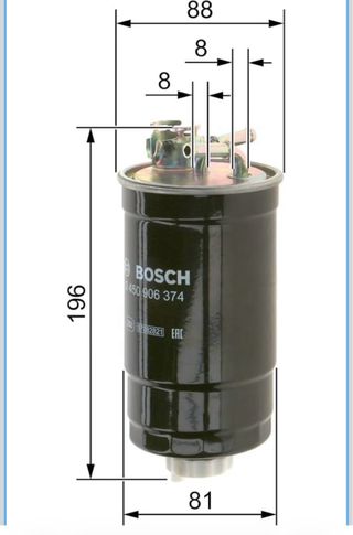 Filtro Gasoil Bosch N6374