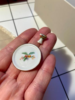 Servizio da tè dipinto a mano per casa delle bambo