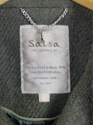 Abrigo Salsa Verde Militar Talla S