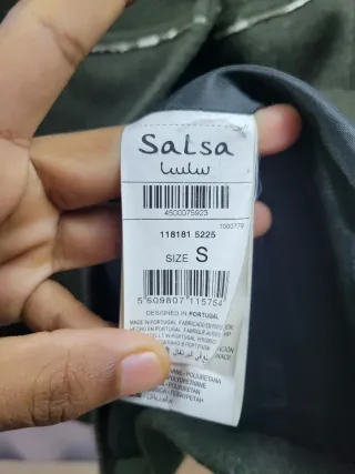 Abrigo Salsa Verde Militar Talla S