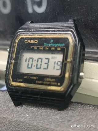 Reloj Casio Chronograph Negro