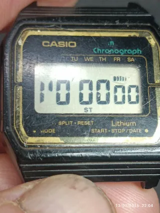 Reloj Casio Chronograph Negro